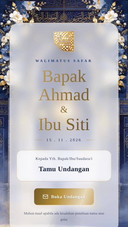 Majelis Arabesque Biru